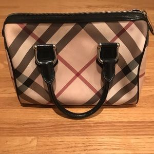 Burberry Nova Check Bowling Bag